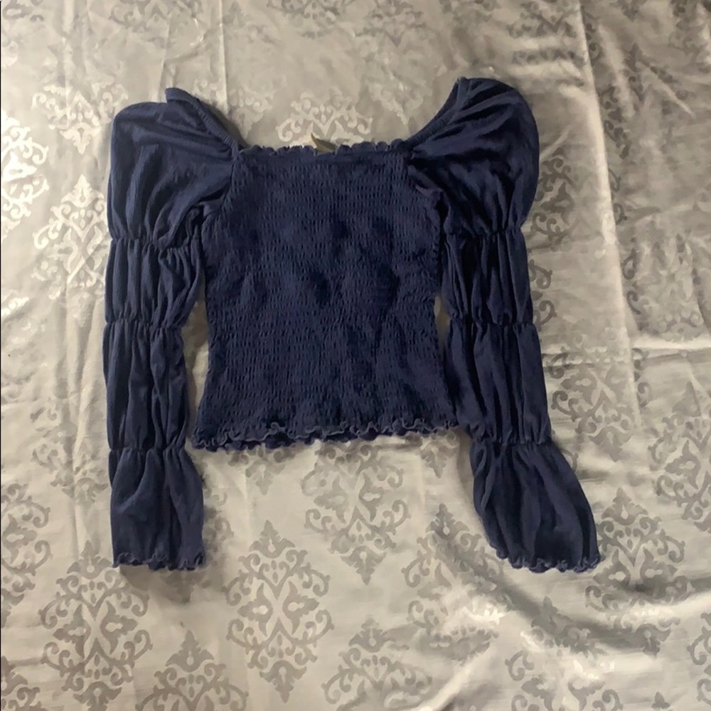 long sleeve off shoulder